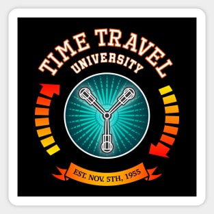 Time Travel University Sticker